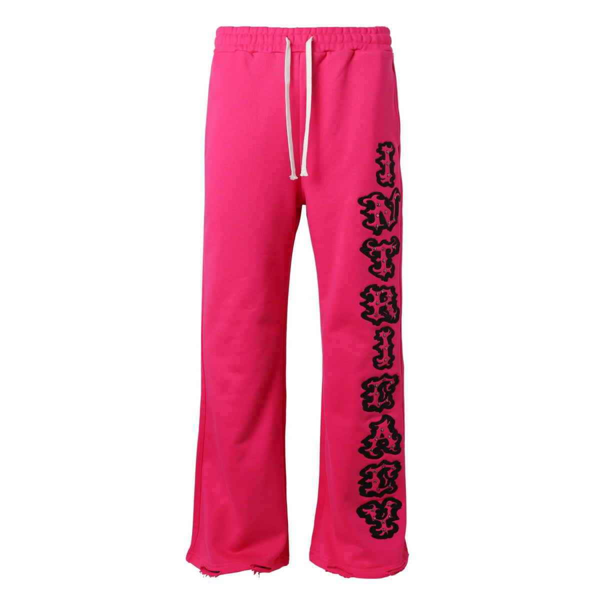 Lost Intricacy PINK Grunge Patch Sweatpants DOK