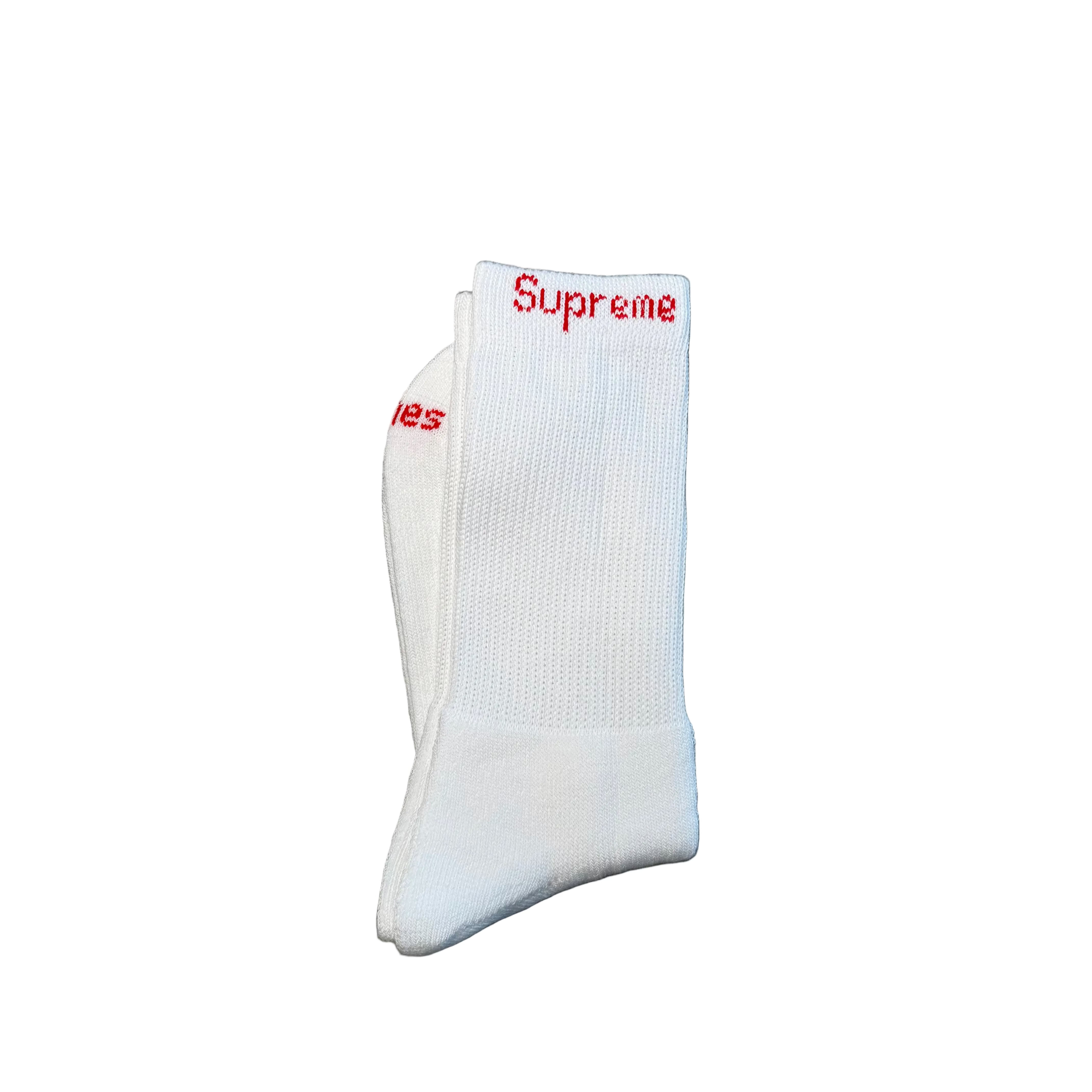 Supreme Hanes Crew Socks White Singles DR