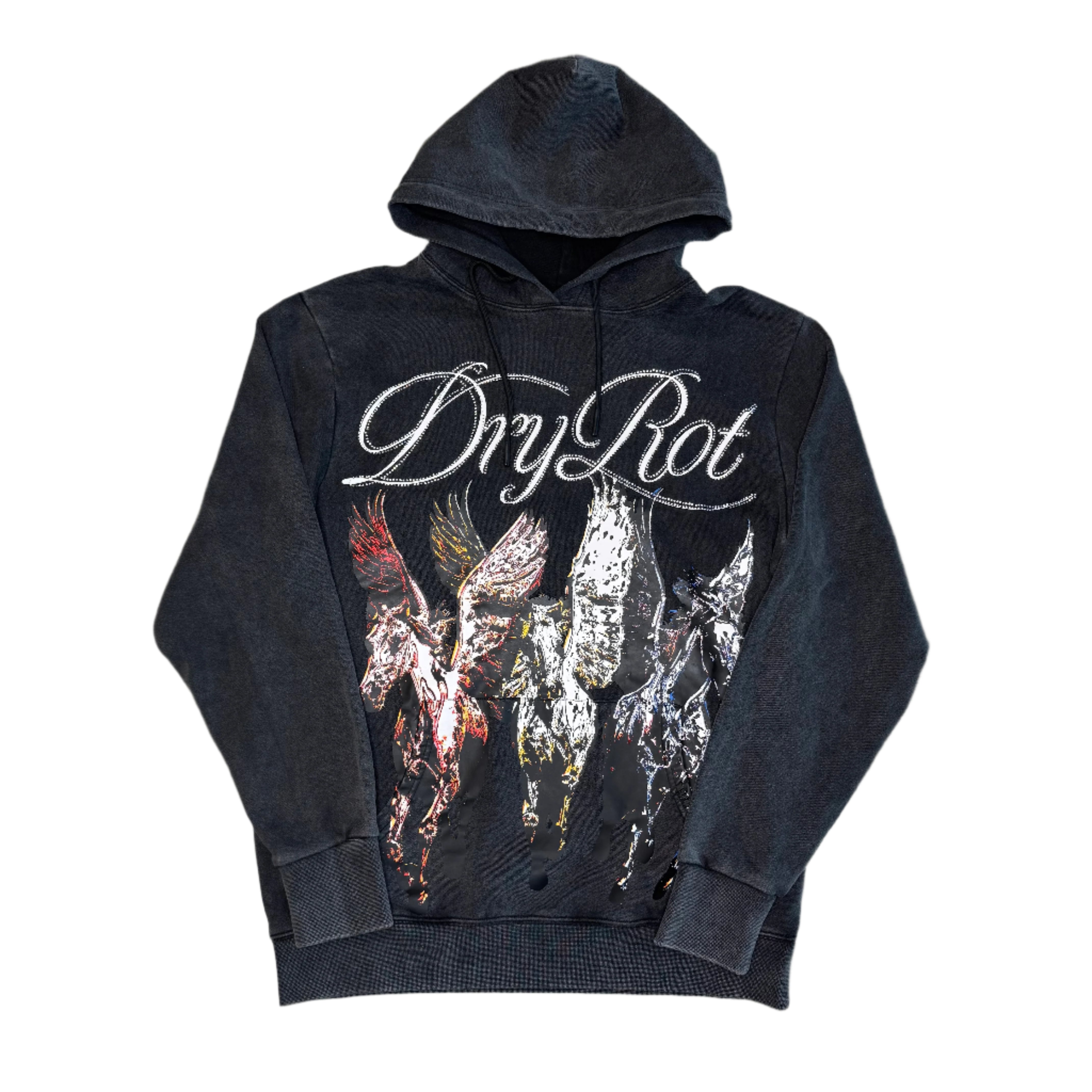 DryRot Pegasus Hoodie Black