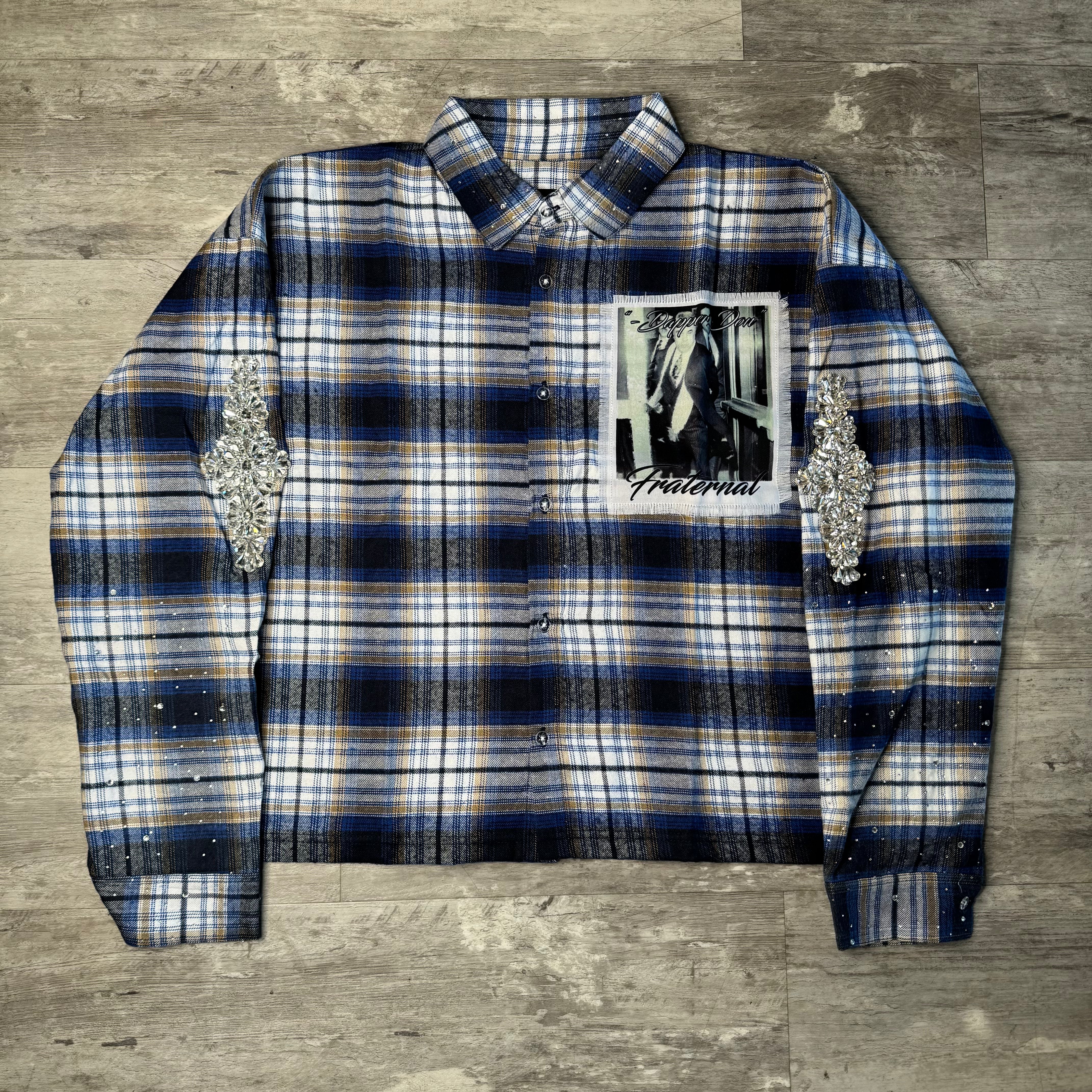 FRATERNAL BLUE DAPPER DON FLANNEL
