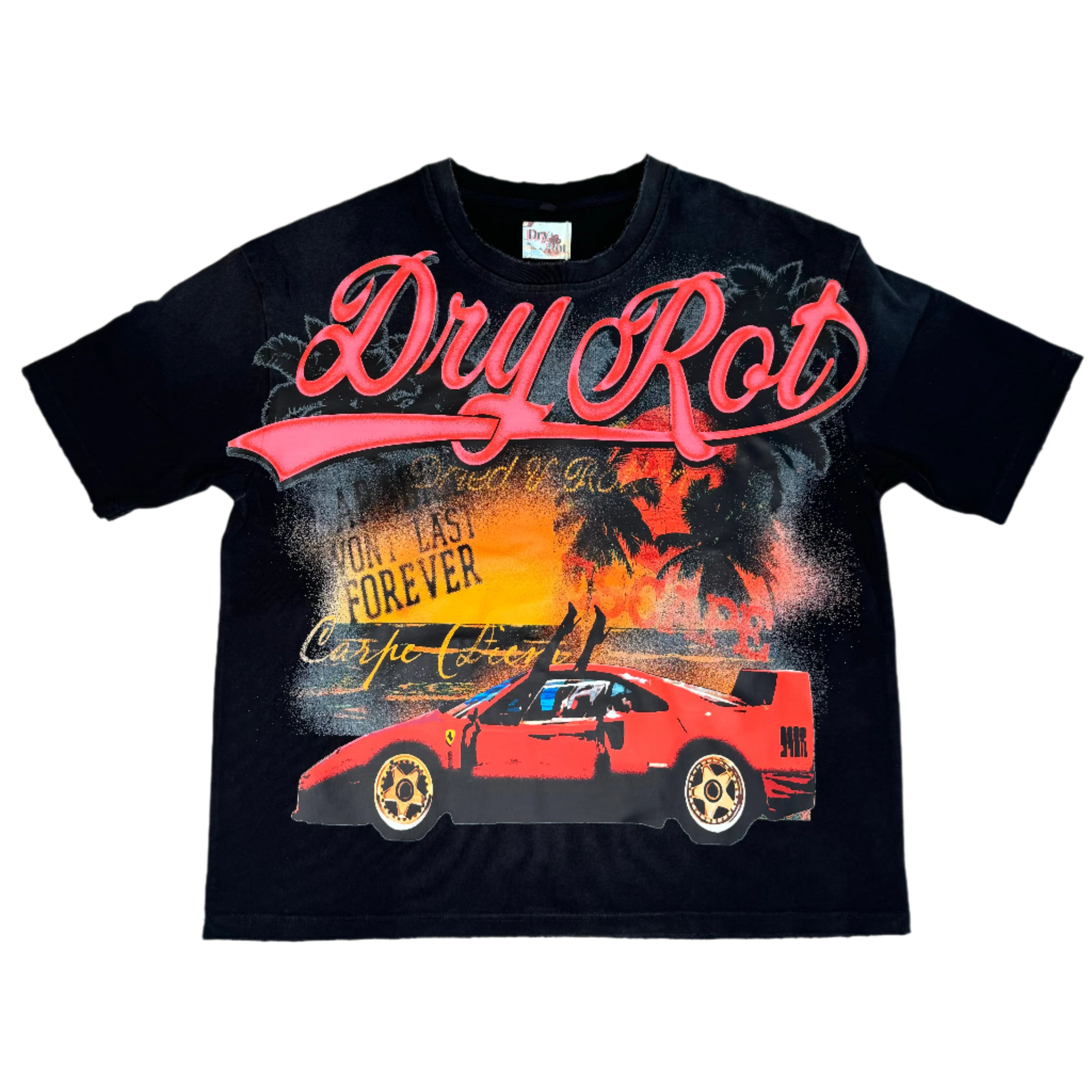 DryRot In The Moment Black Tee