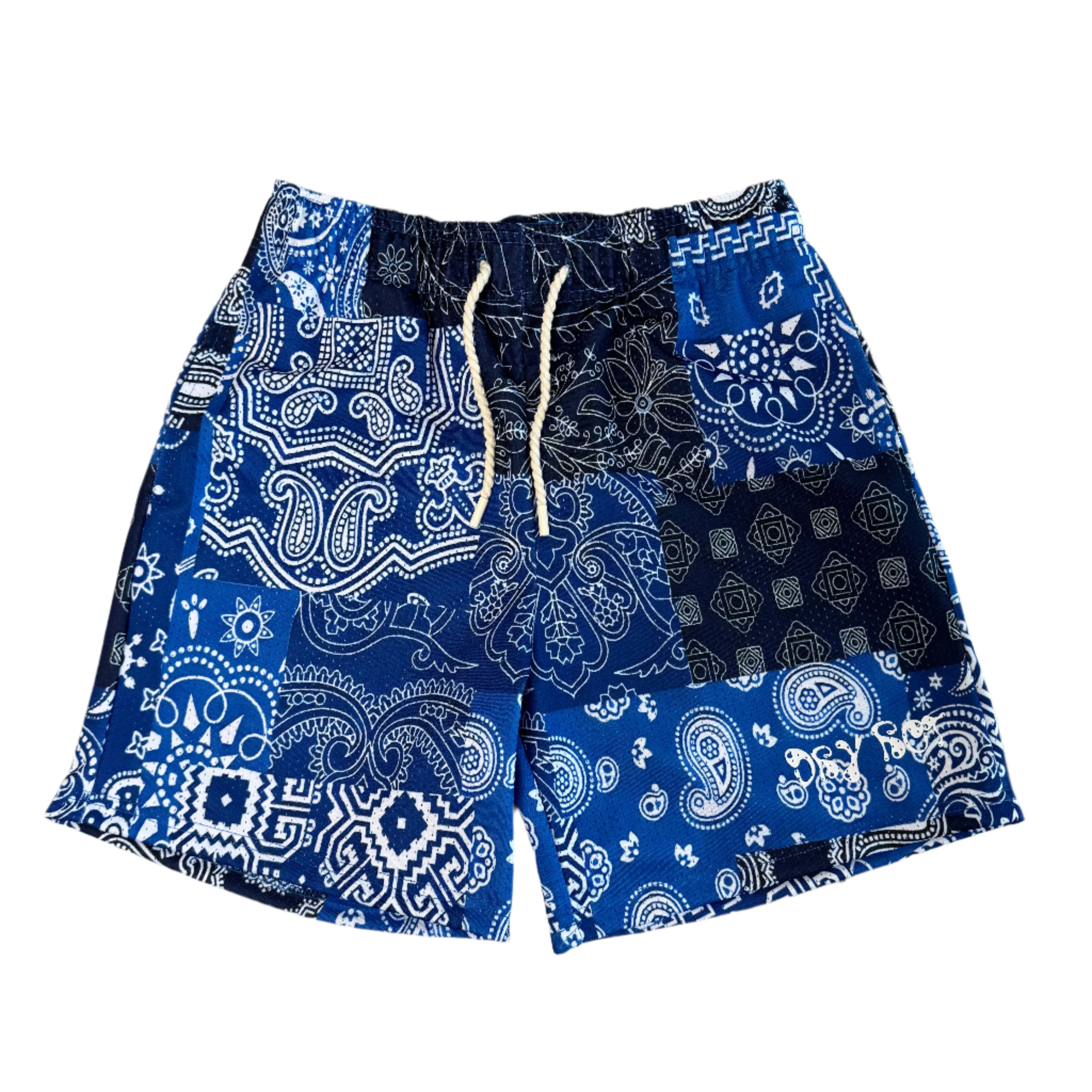 DryRot Blue Paisley Short