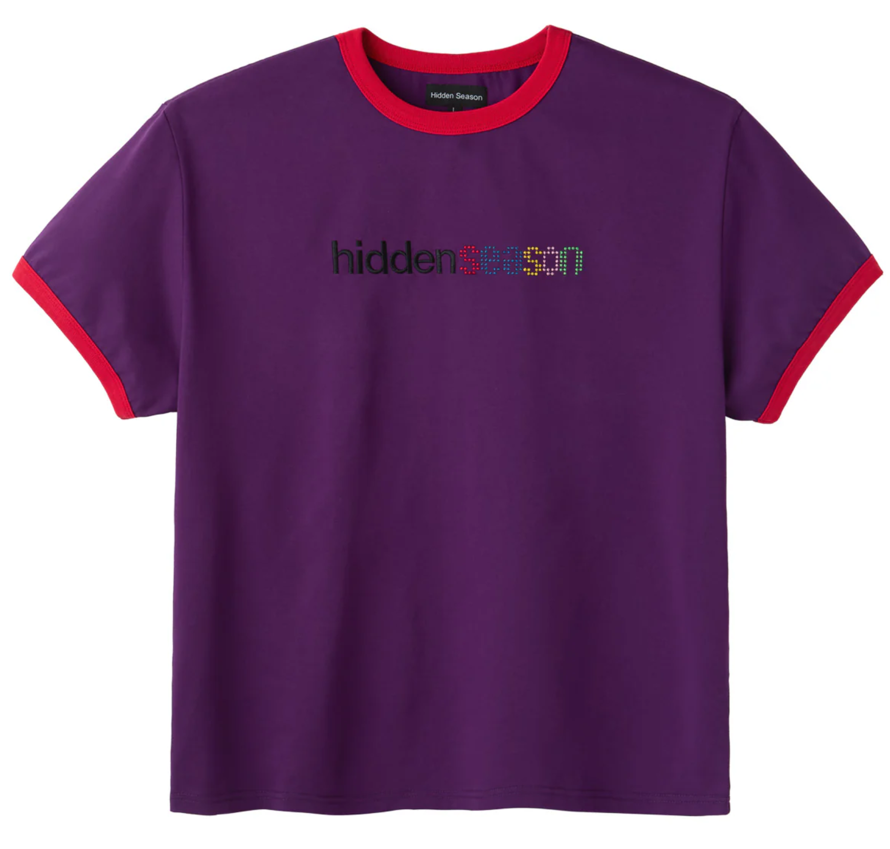 Hidden Season Ringer Tee Purple FP