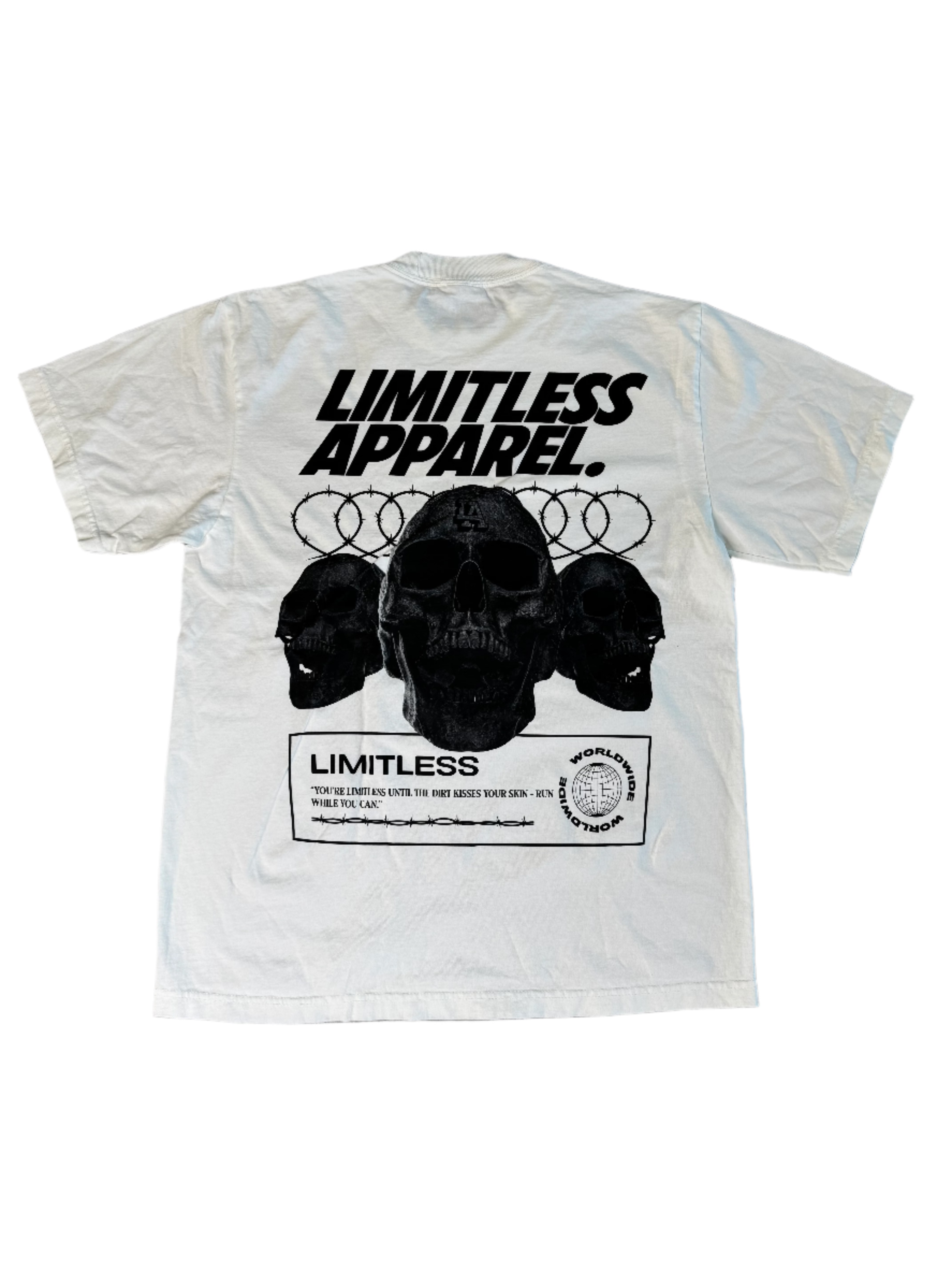 Limitless Skulls Tee White