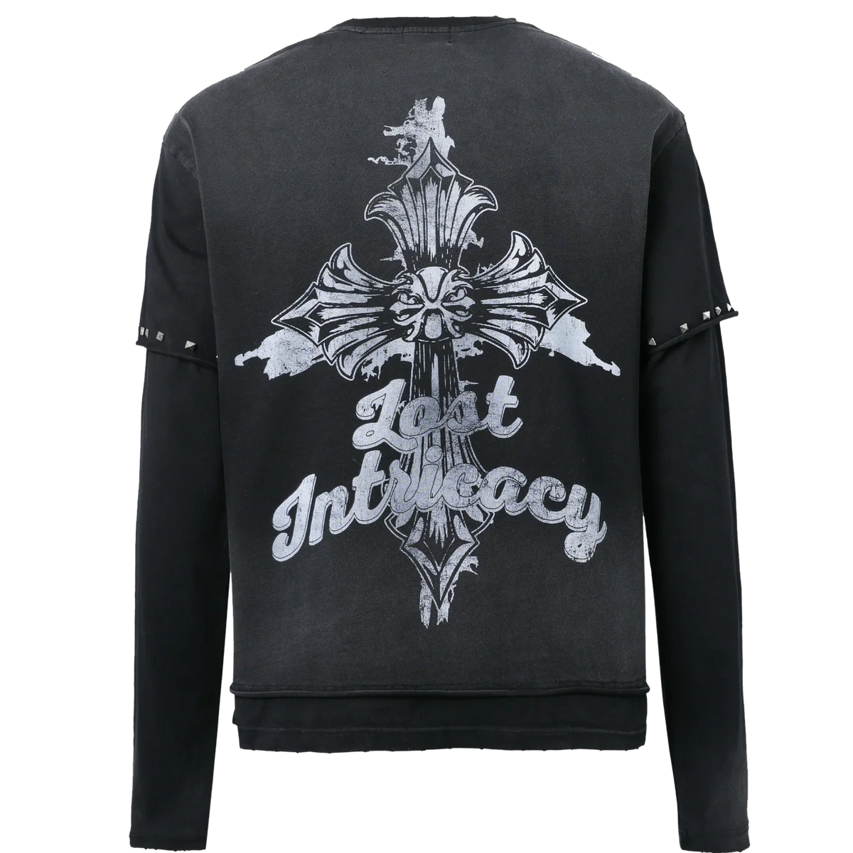 Lost Intricacy Black Westwood Long Sleeve Tee DOK