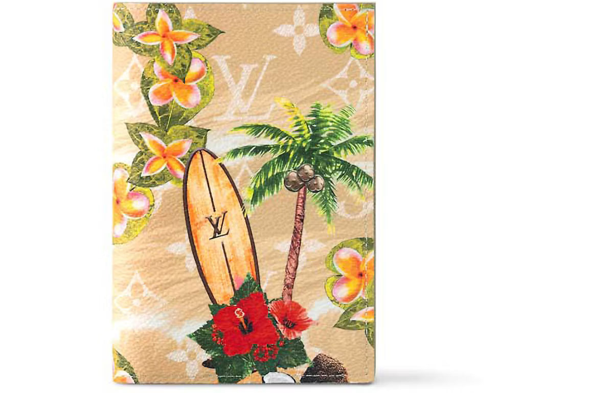 Louis Vuitton Monogram Surfin' Sand Louis Vuitton Passport Cover Sand
