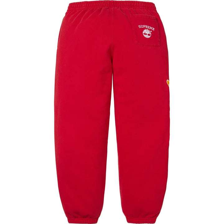 Supreme x Timberland Sweat Pant Red DR