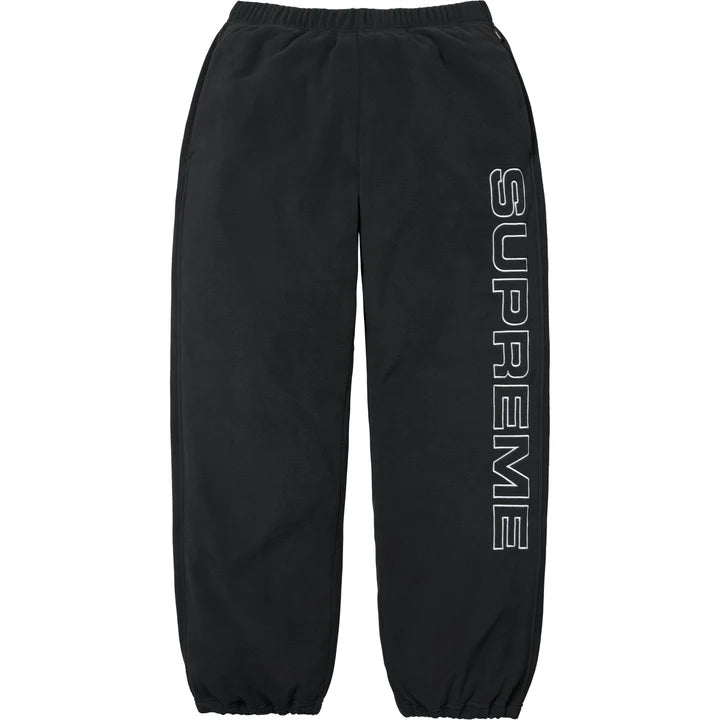 Supreme Spellout Embroidered Polartec Pant Black DC