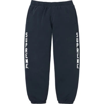 Supreme Washed Logo Pant Navy ML