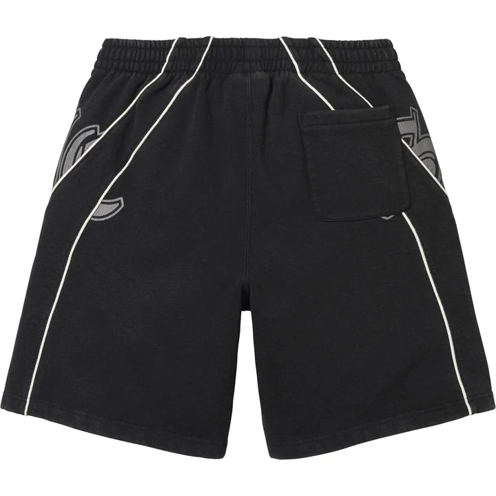 Supreme Paneled Sweatshort Heather Black