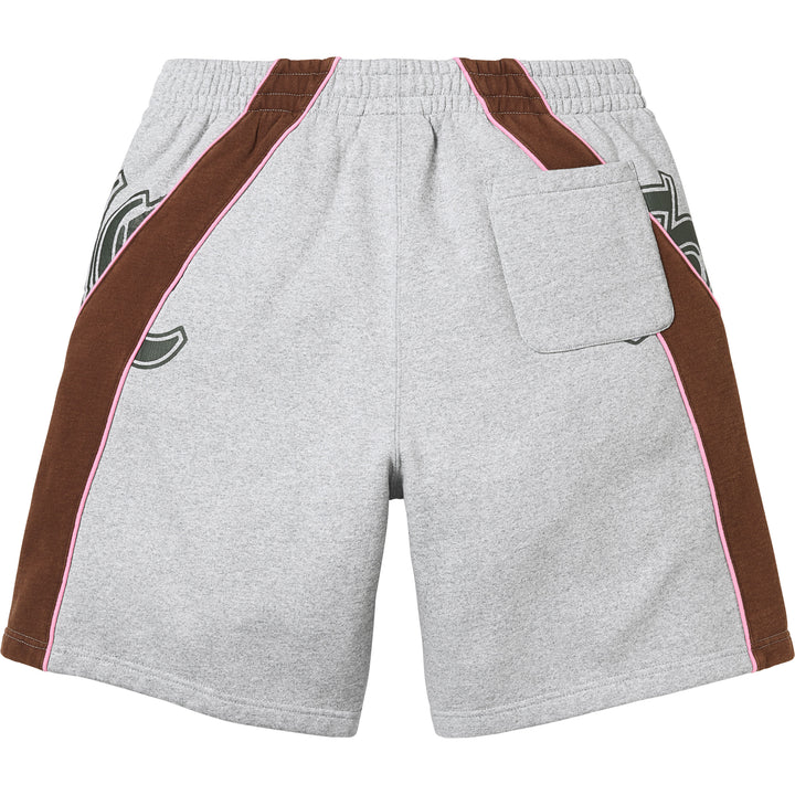 Supreme Paneled Sweatshort Heather Grey