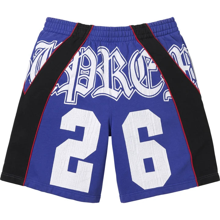 Supreme Paneled Sweatshort Heather Blue