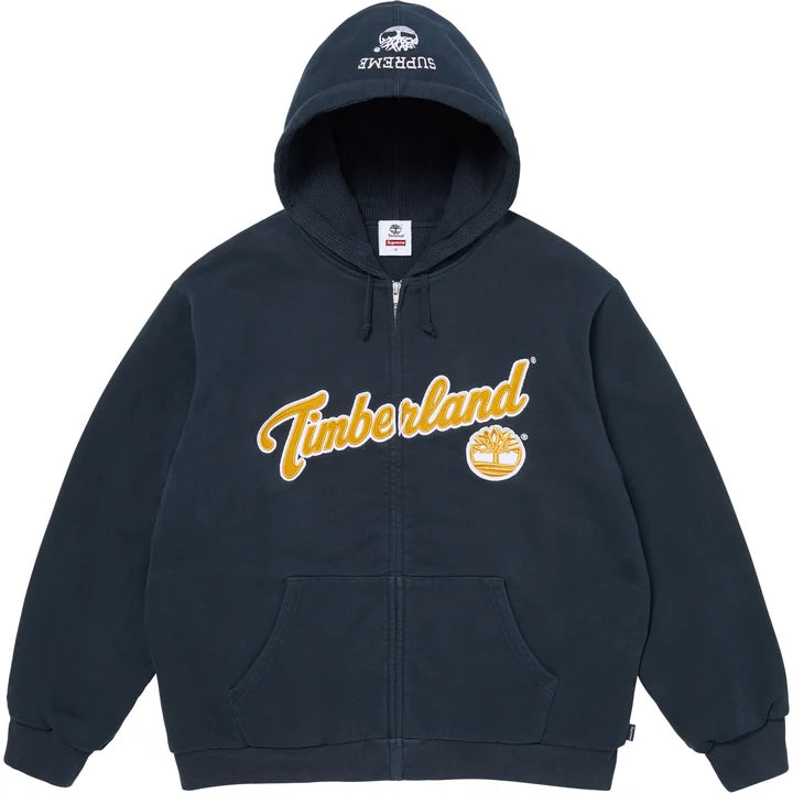 Supreme x Timberland Lined Zip Up Navy DR