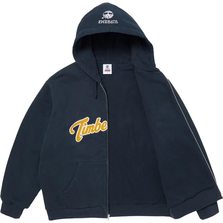 Supreme x Timberland Lined Zip Up Navy DR