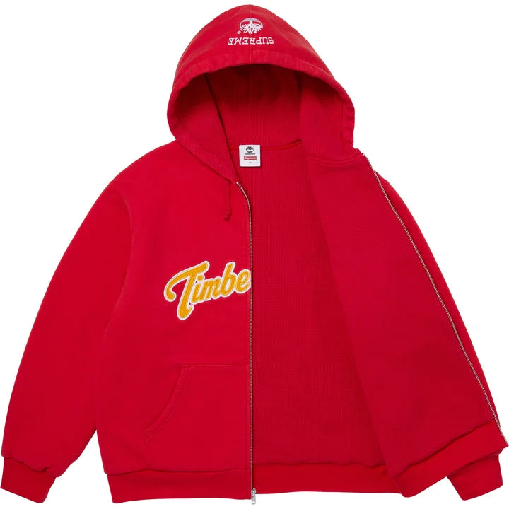 Supreme x Timberland Lined Zip Up Red DR