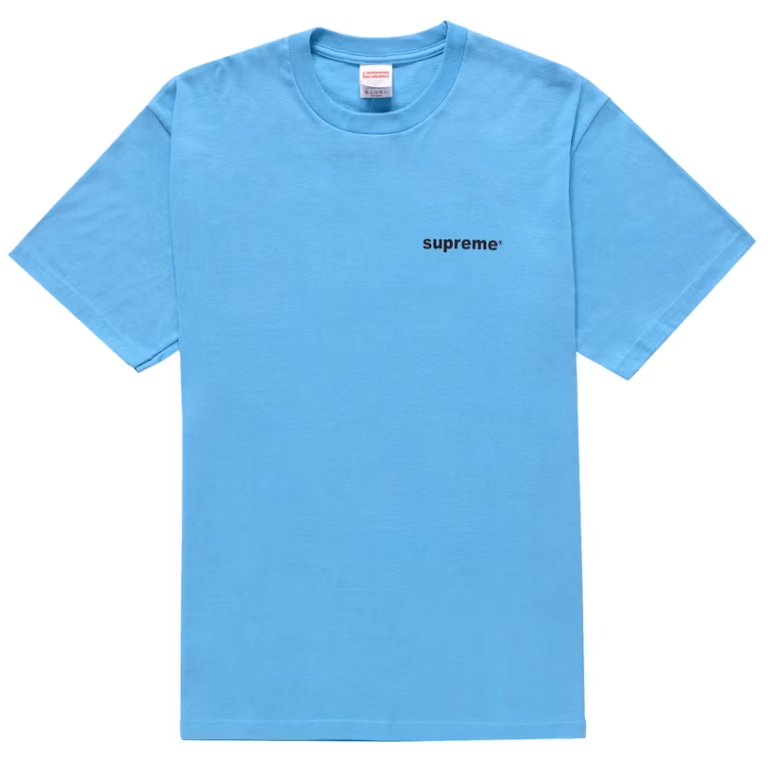 Supreme Fuck Money Tee Bright Blue
