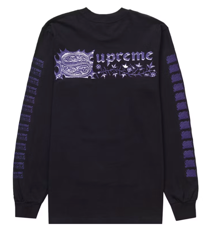 Supreme Saint Sebastian L/S Tee Black