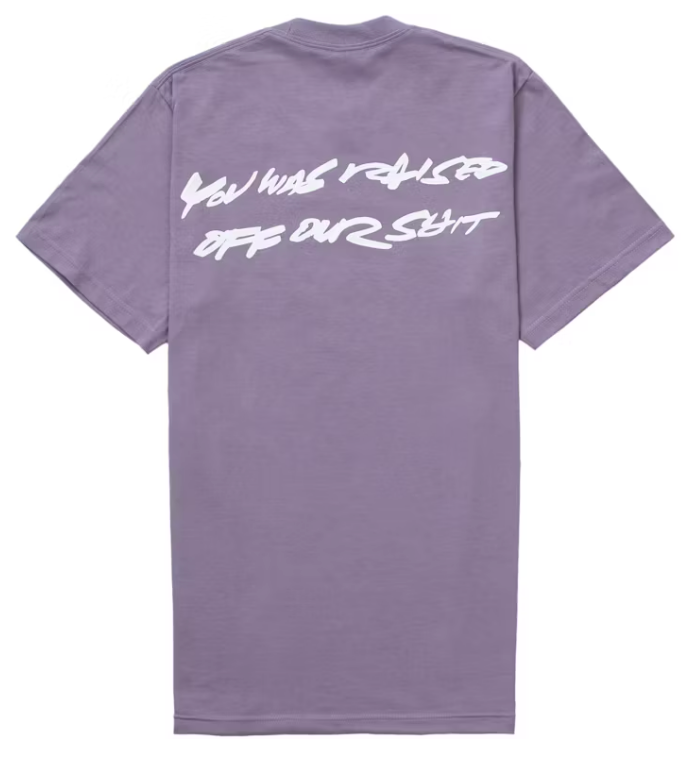 Supreme Futura Box Logo Tee Dusty Purple