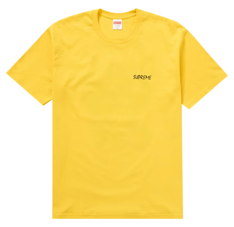 Supreme Black Cat Tee (SS24) Yellow