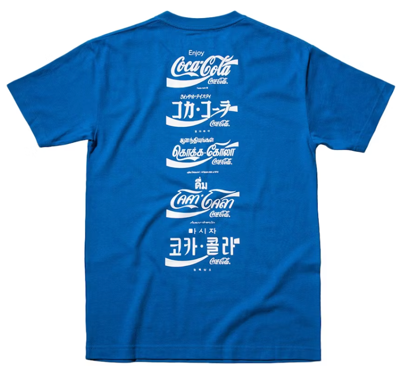 Kith Coca Cola Israel Tee Blue