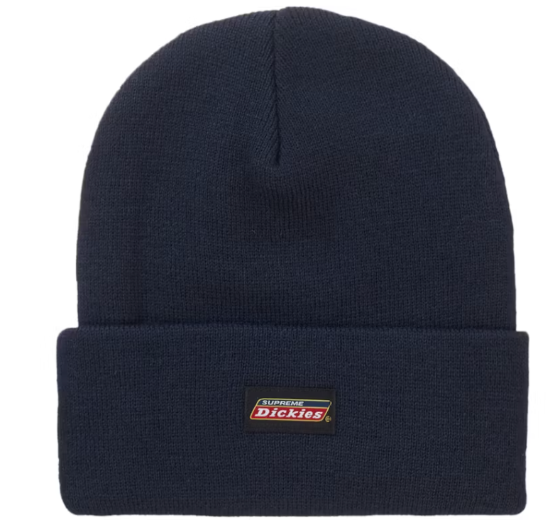 Supreme Dickies Beanie (FW23) Navy ML