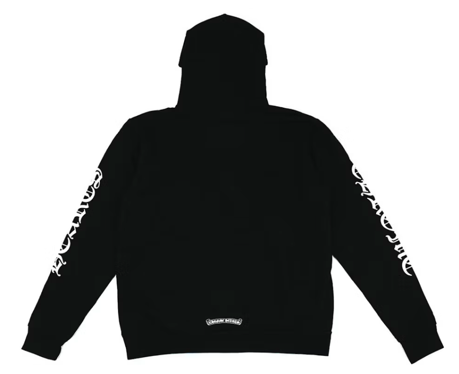 Chrome Hearts Vertical Logo Hoodie Black ML