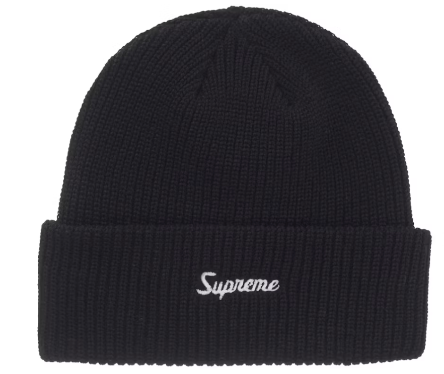 Supreme Loose Gauge Beanie (FW25) Black FP