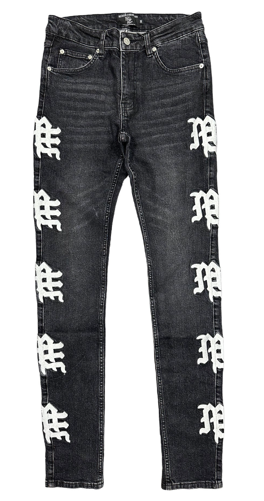Mixed Emotion Monogram Denim Black Wash FP