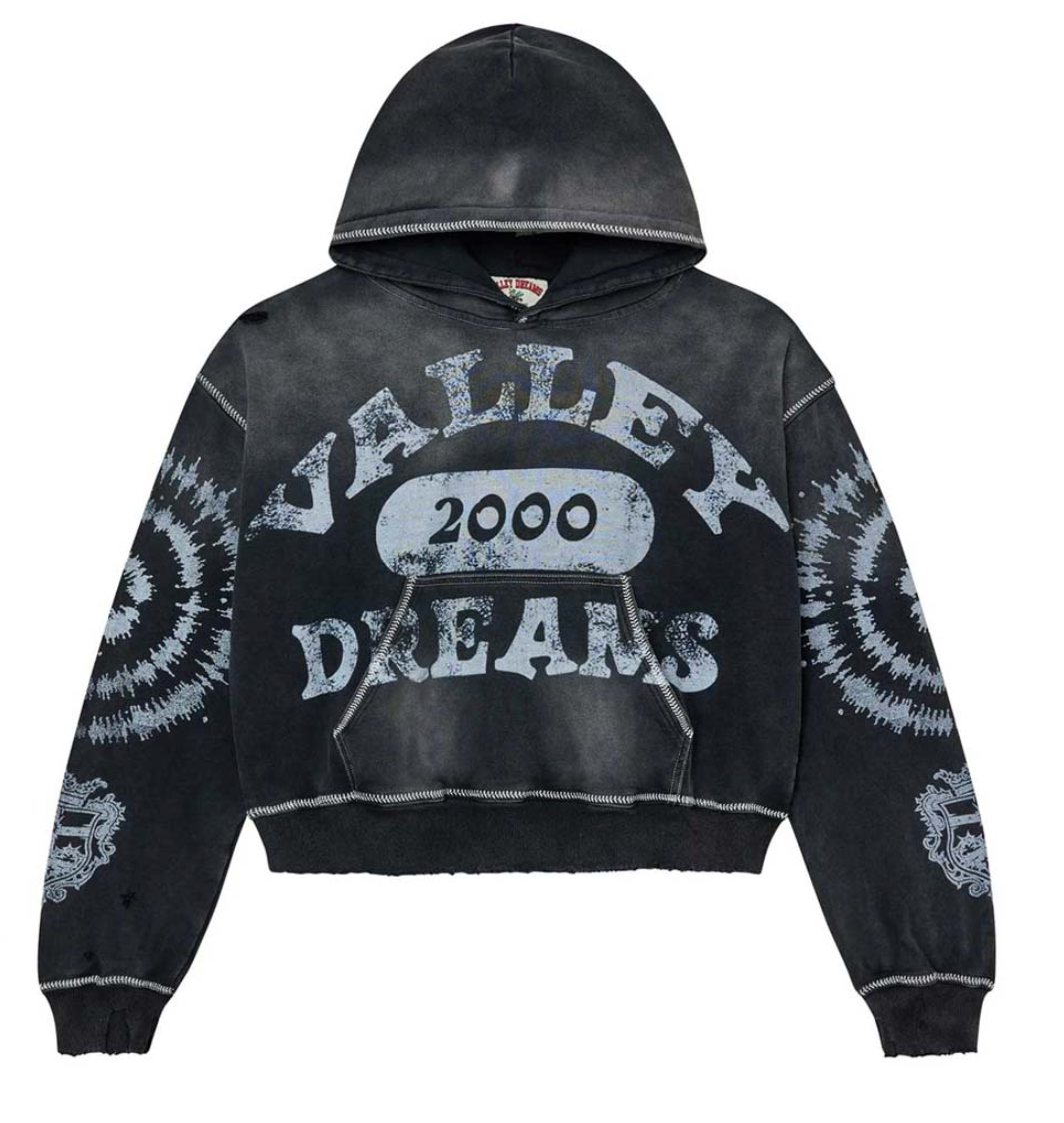 Vale Forever 2000 Spiral Hoodie Black FP