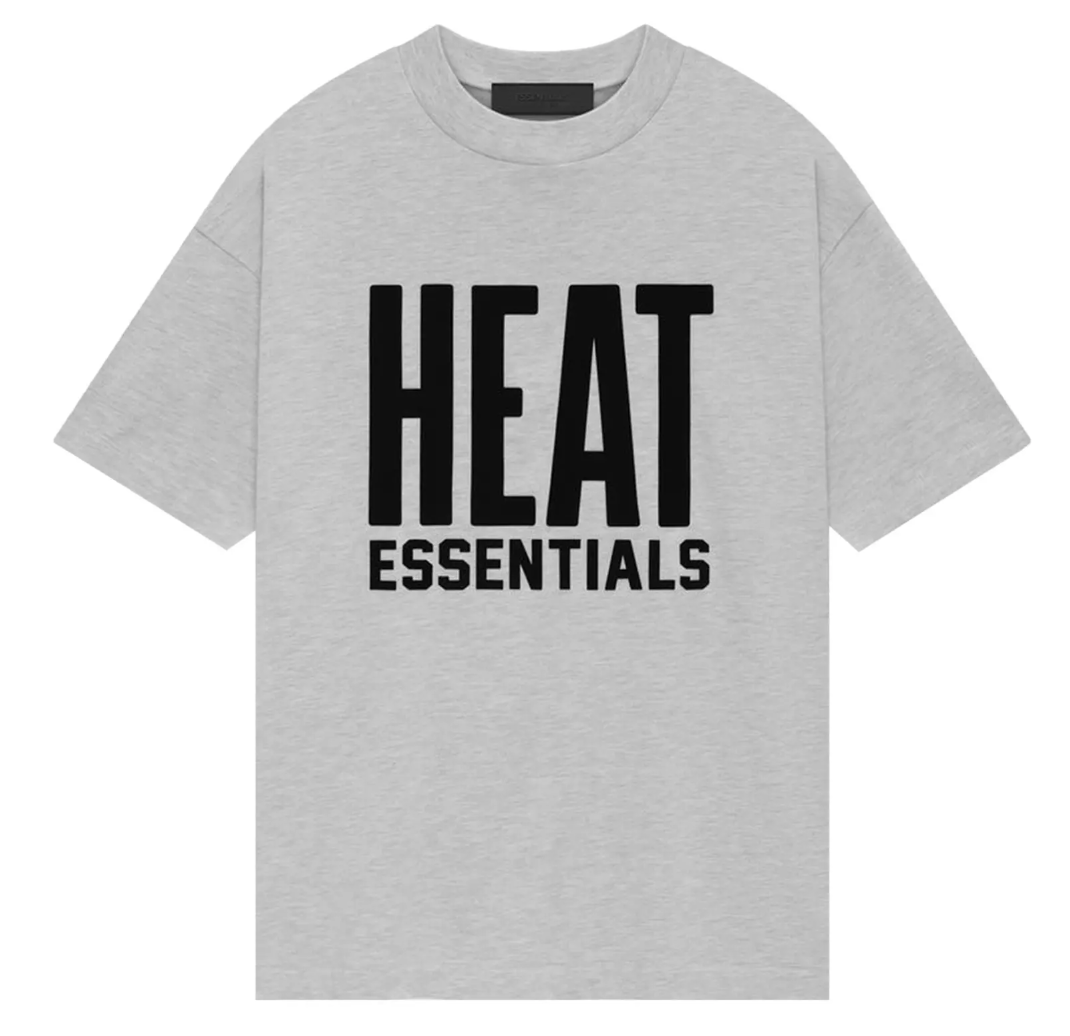 Fear of God Essentials x NBA Heat Tee 'Light Heather' FP