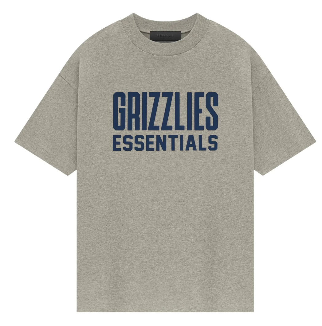 Fear of God Essentials Grizzlies Tee 'Warm Heather' FP