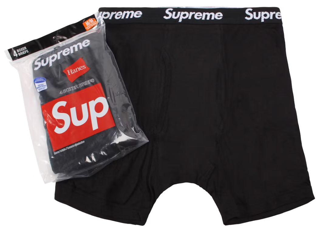 Supreme Boxers SINGLE (Medium) Black DR