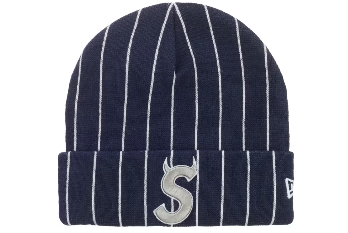 Supreme New Era Devil S Logo Beanie Stripe DOK