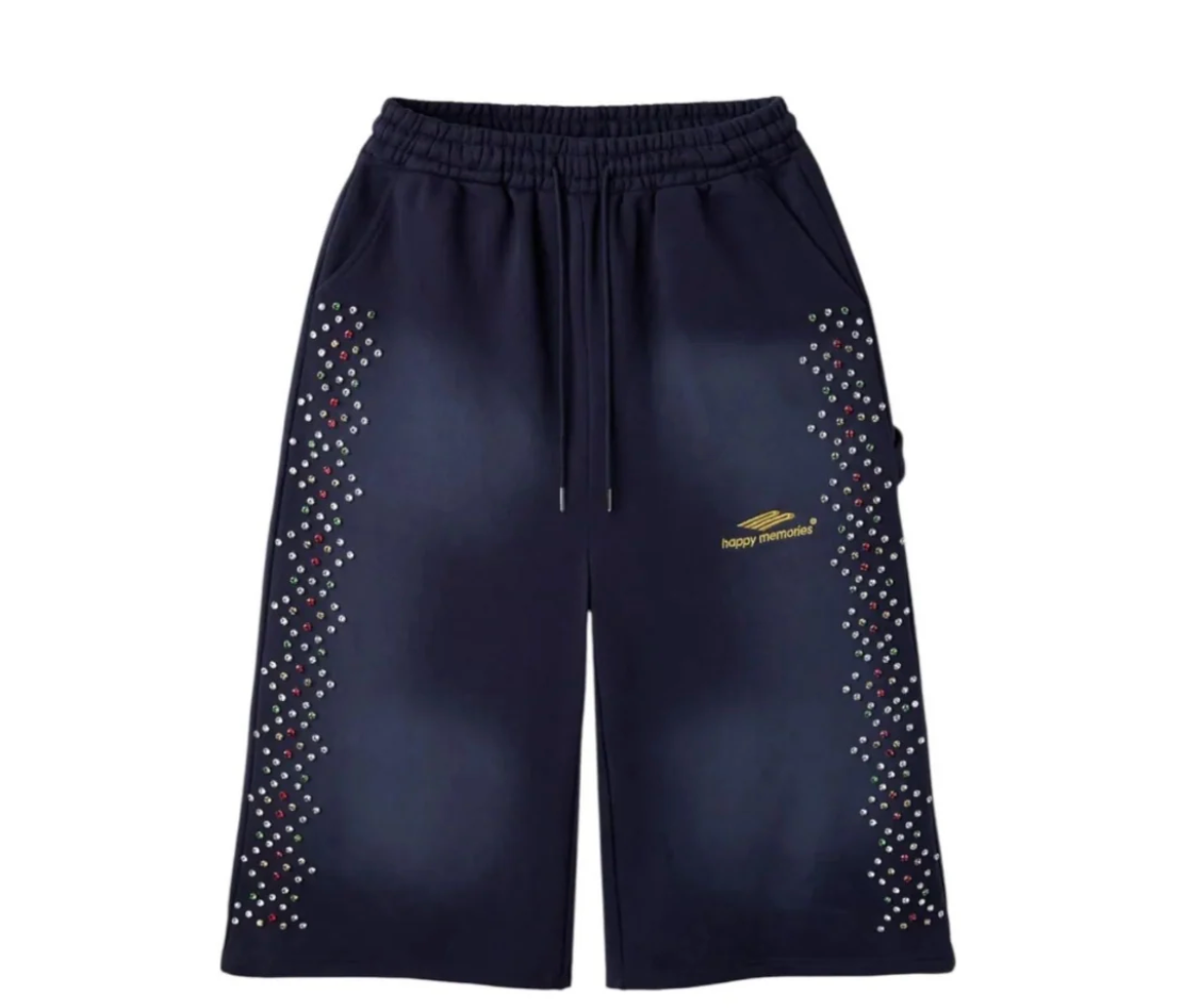 HMDD Crystal 3/4 Short Navy FP