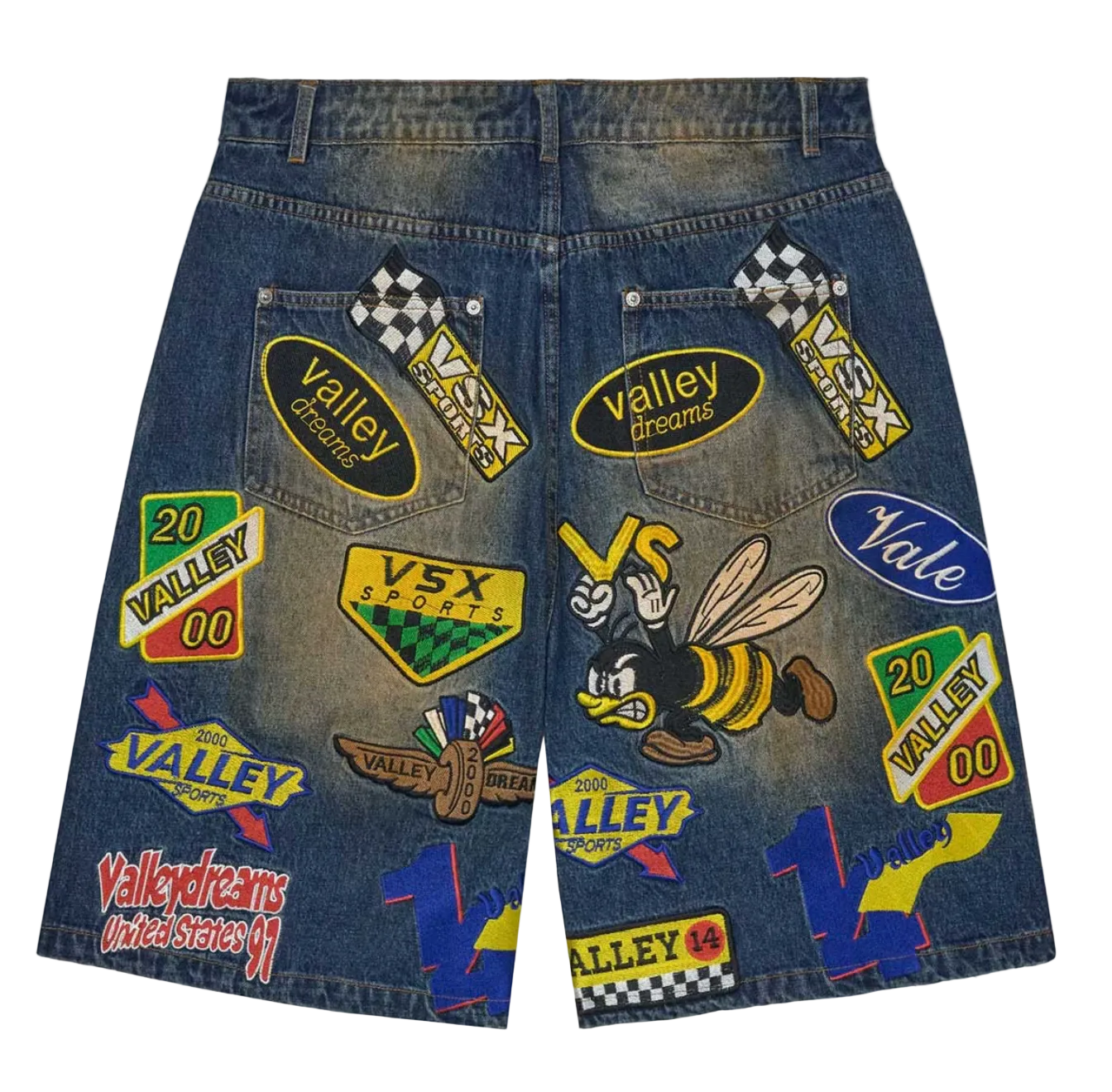 Vale Forever Passport Jorts Blue FP