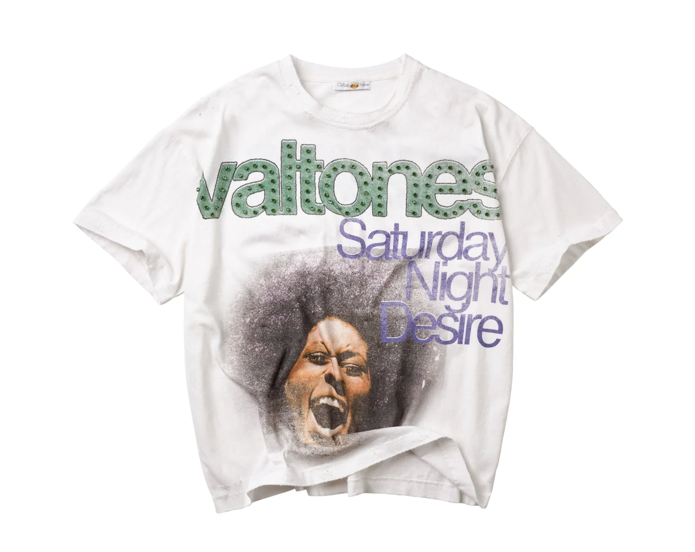 VALE FOREVER SATURDAY BLING TEE WHITE FP