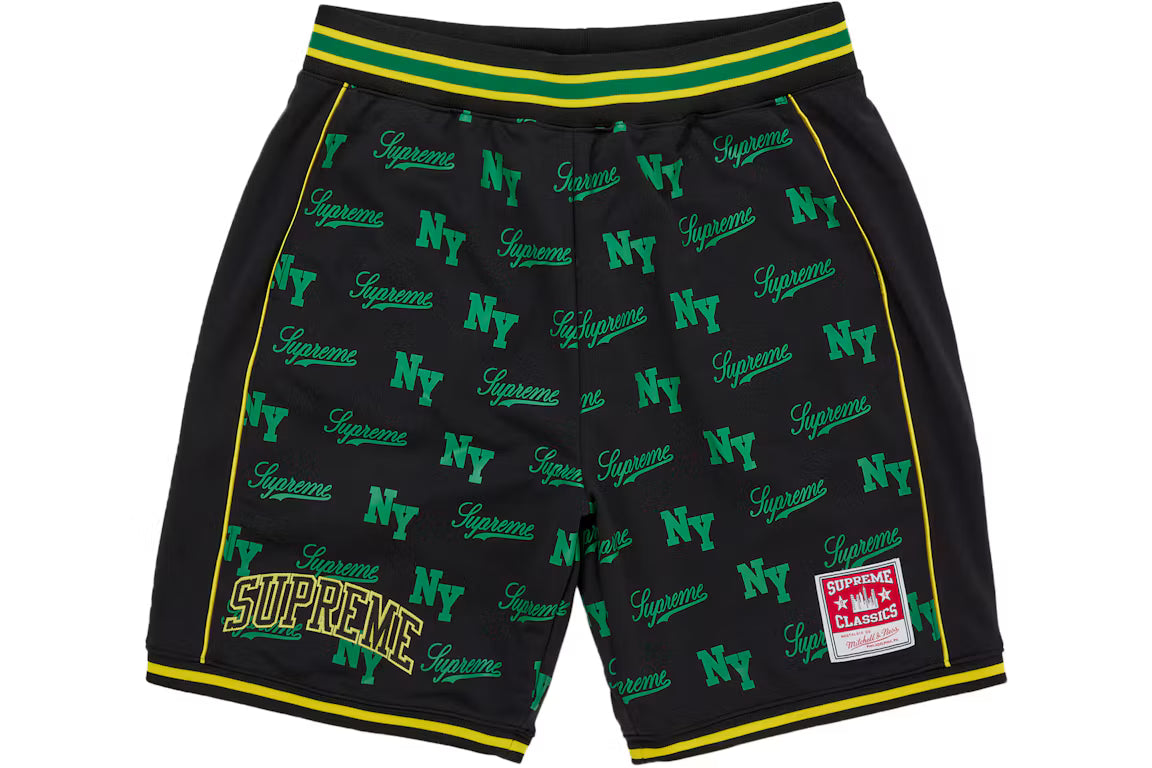 Supreme Mitchell & Ness Monogram Basketball Short Black DOK