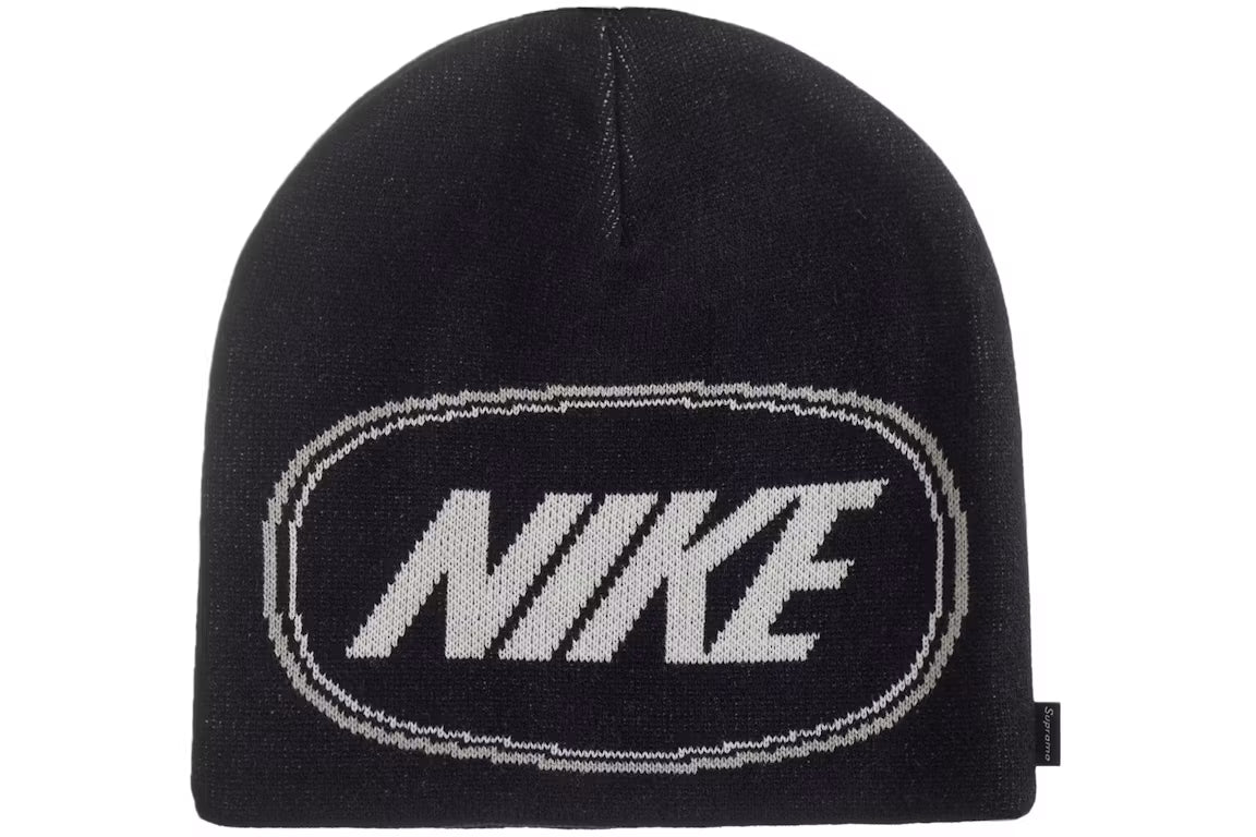 Supreme Nike Oval Beanie (FW26) BLACK