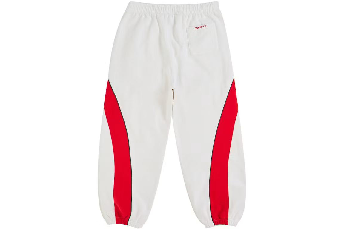 Supreme Nike Paneled Sweatpant White