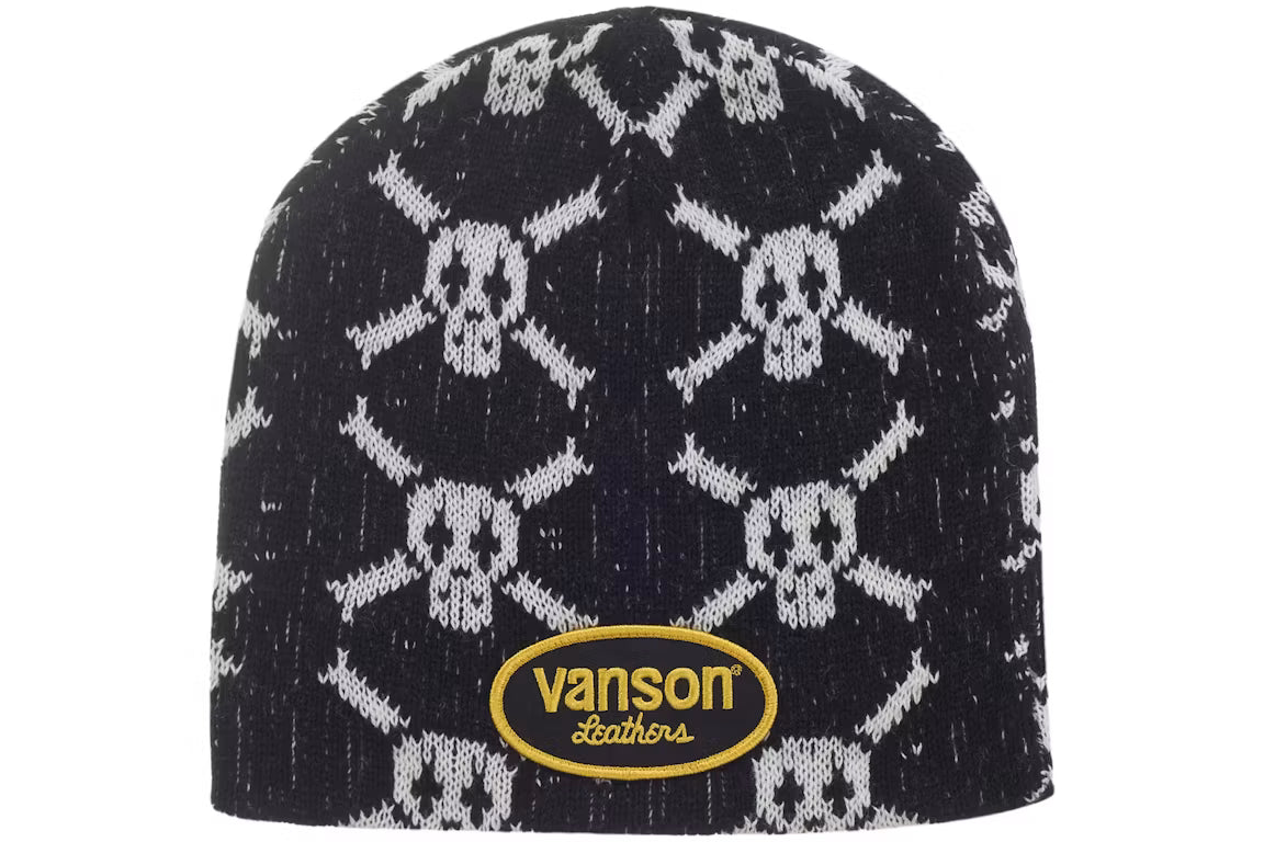 Supreme Vanson Leathers Skull Beanie