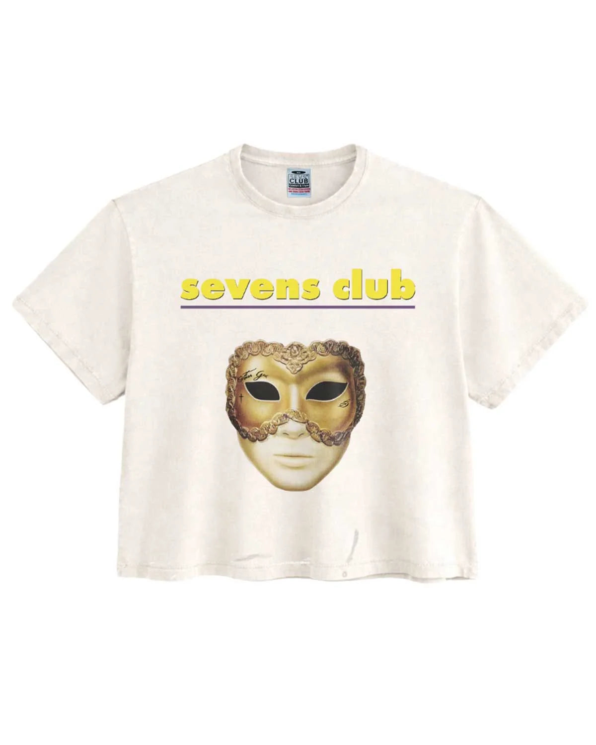 Triple Sevens Mask Tee White DOK