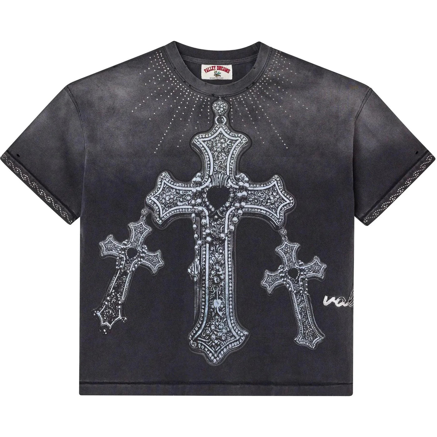 Vale Forever Pierced T-Shirt Black