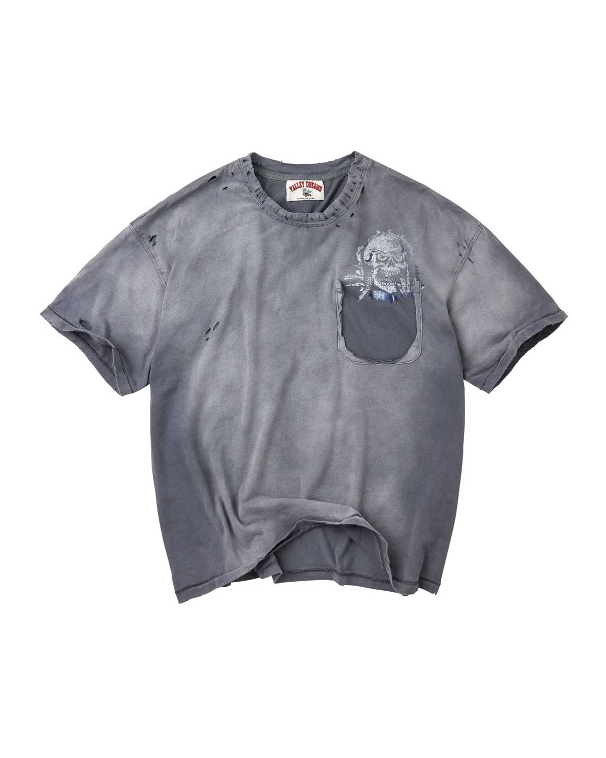 Vale Forever Skullie Tee Grey ML