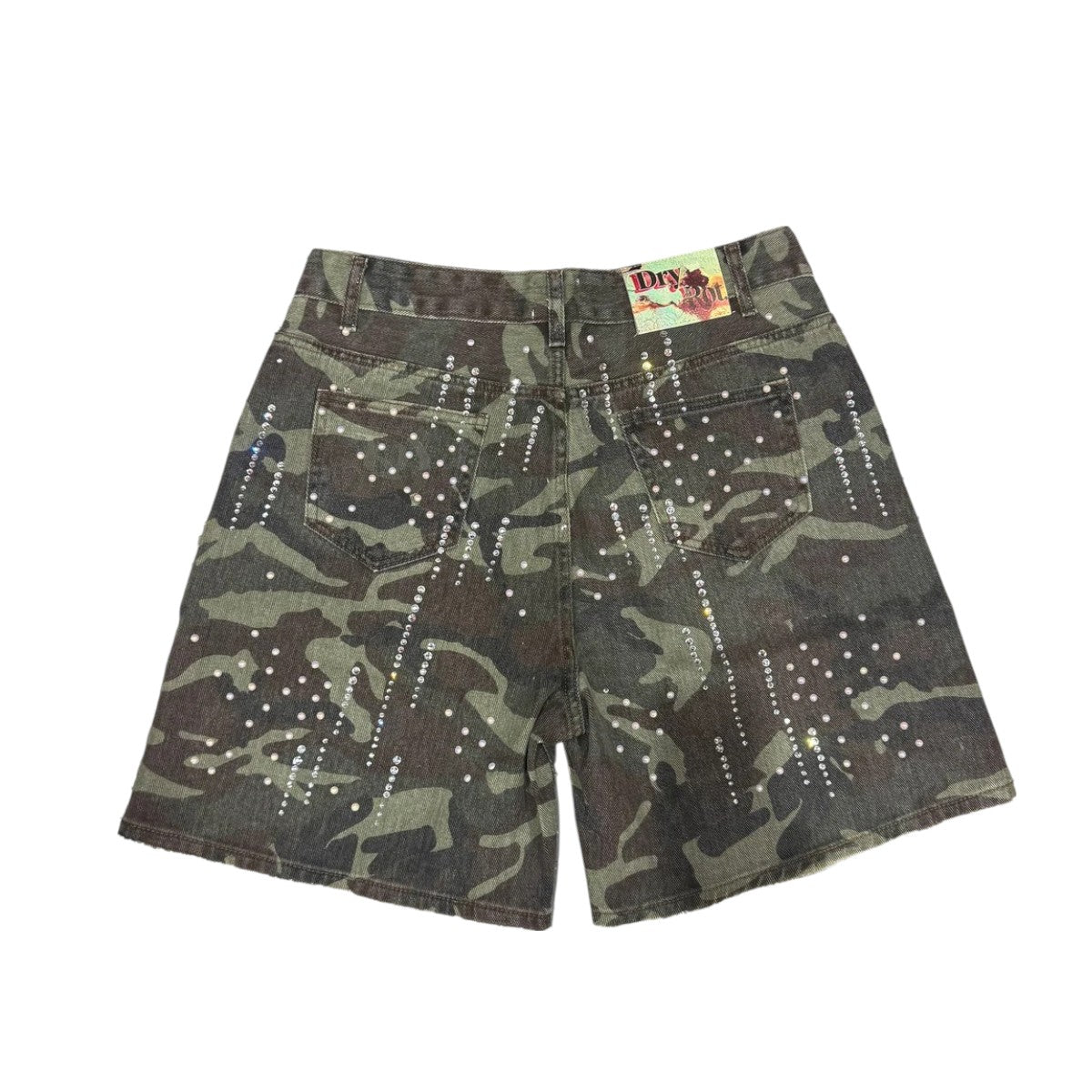 DryRot War Ready Camo Denim Short