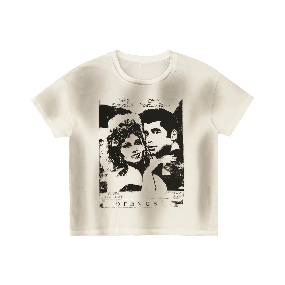 BRAVEST White Greaser Vintage Tee