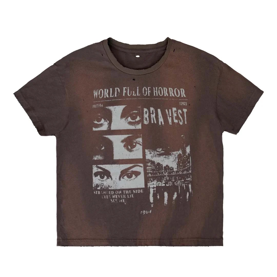 BRAVEST HORRORS VINTAGE TEE