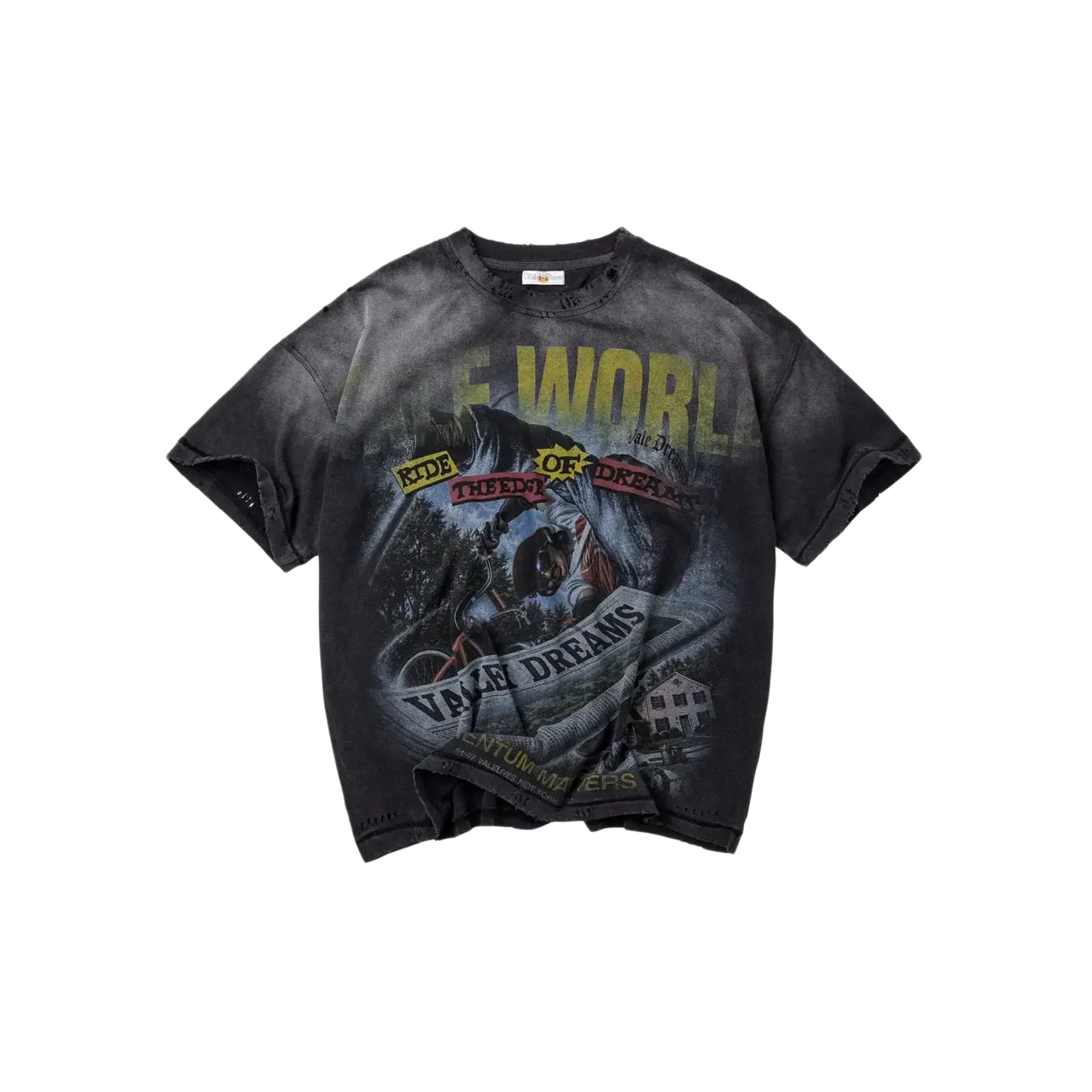 Vale Forever Newspaper Tee Black AG