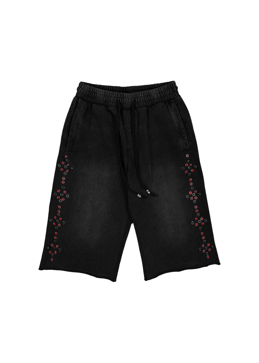 Commons Studios Sweatshort Black Red