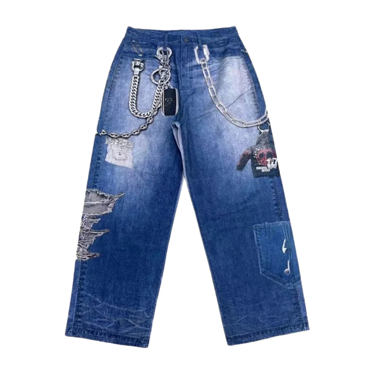 Triple Sevens 2D Jeans Blue DOK