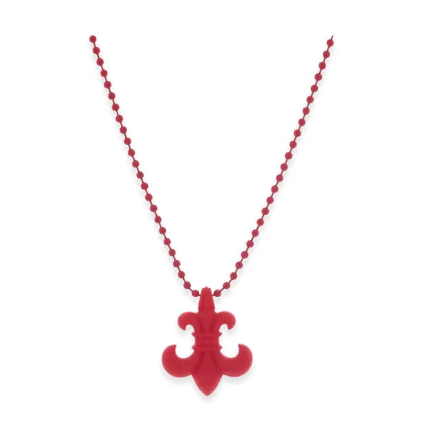 Chrome Hearts BS Fleur Pendant RED ML